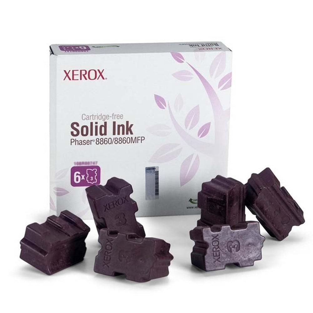 XEROX 108R00818 8860 KIRMIZI KATI MÜREKKEP 6LI ORJİNAL 14.000 SYF