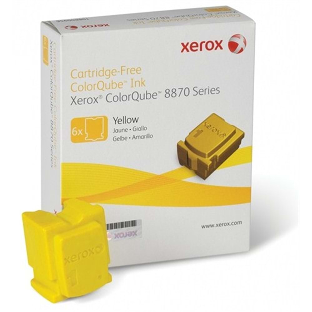 XEROX 108R00960 COLORQUBE 8870/8880 SARI KATI HALLİ MÜREKKEP ORJ
