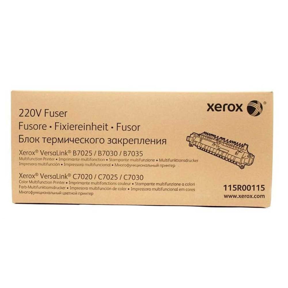 XEROX VERSALİNK 115R00115 C7020/C7025/C7030 /C7125/B7020/B7030 FUSER ORJİNAL 220V 100.000 SAYFA