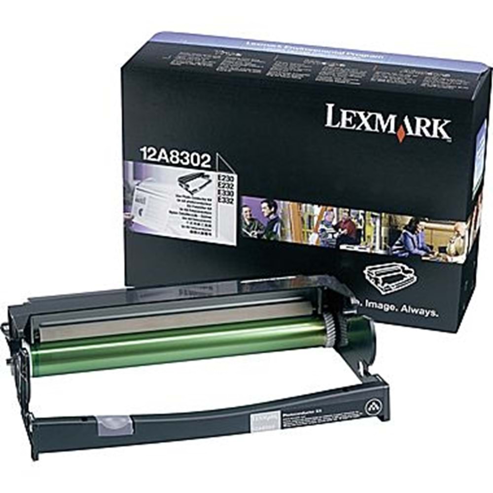 LEXMARK 12A8302 E232/240/330/332/340/342 SİYAH DRUM ORJİNAL 30.000 SAYFA