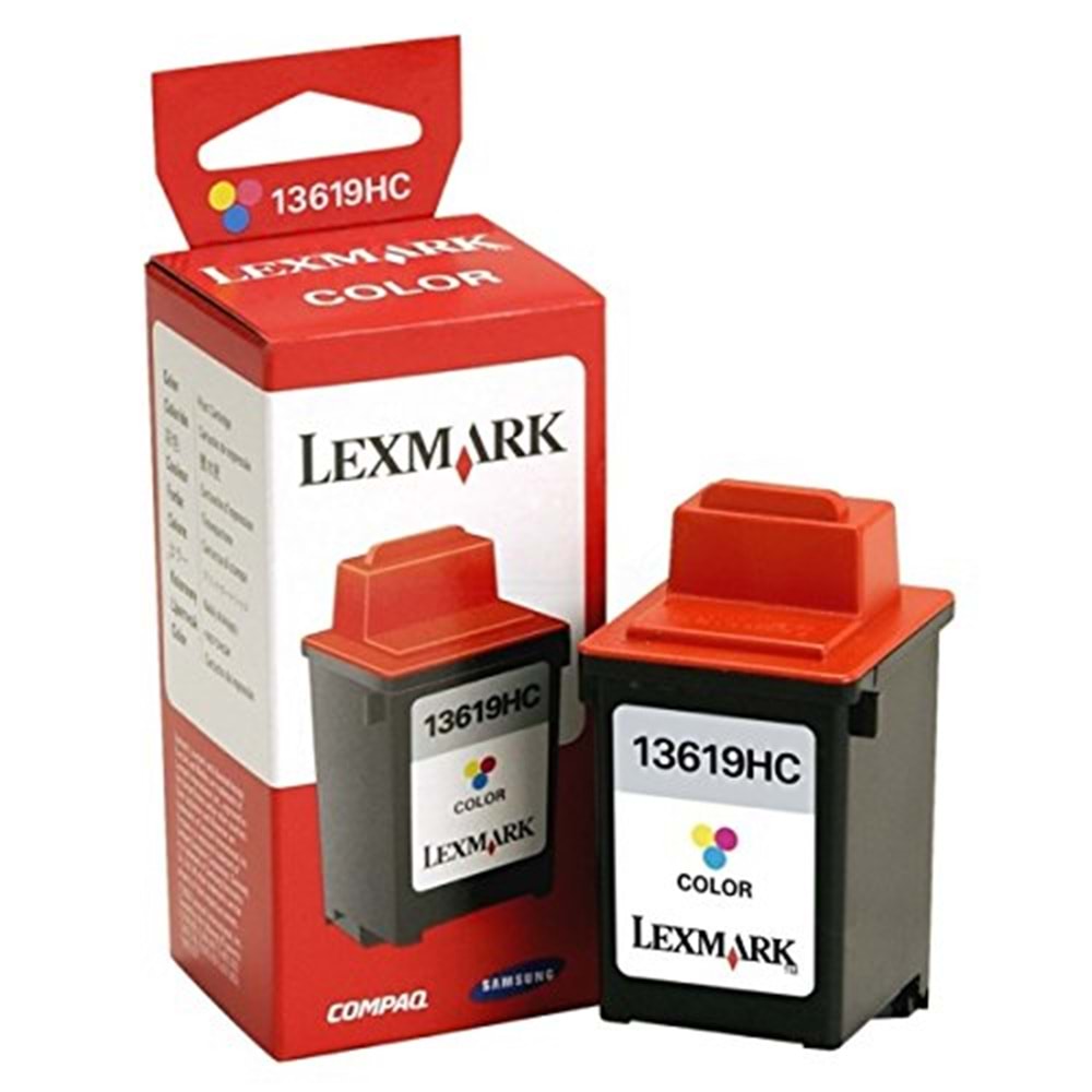 LEXMARK 13619HC 1000/1020/2030 RENKLİ KARTUŞ ORJİNAL 300 SAYFA