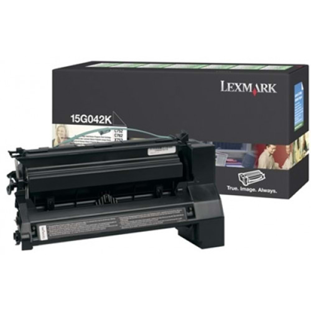 LEXMARK 15G042K C752/762 X752/765 SİYAH TONER ORJİNAL 15.000 SYF