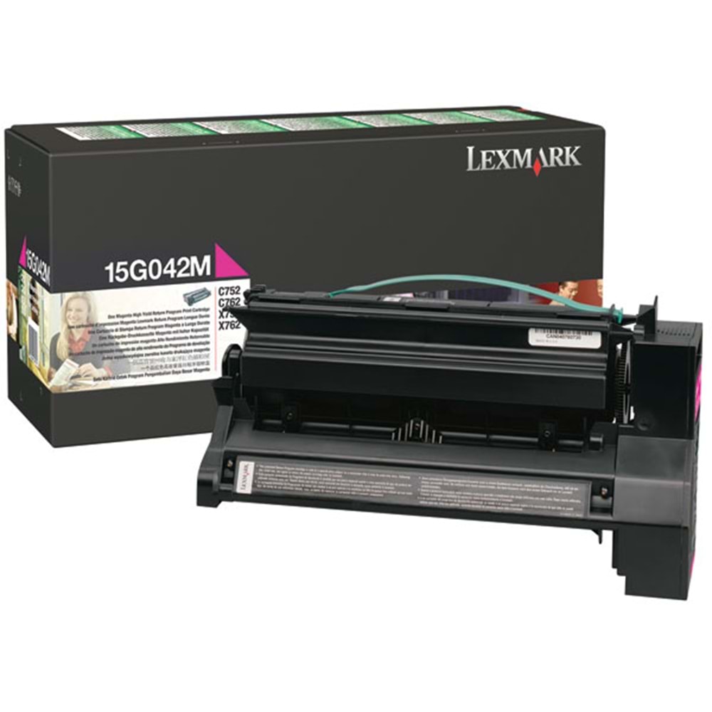 LEXMARK 15G042M C752/762 X752/765 KIRMIZI TONER ORJİNAL 15.000 SY