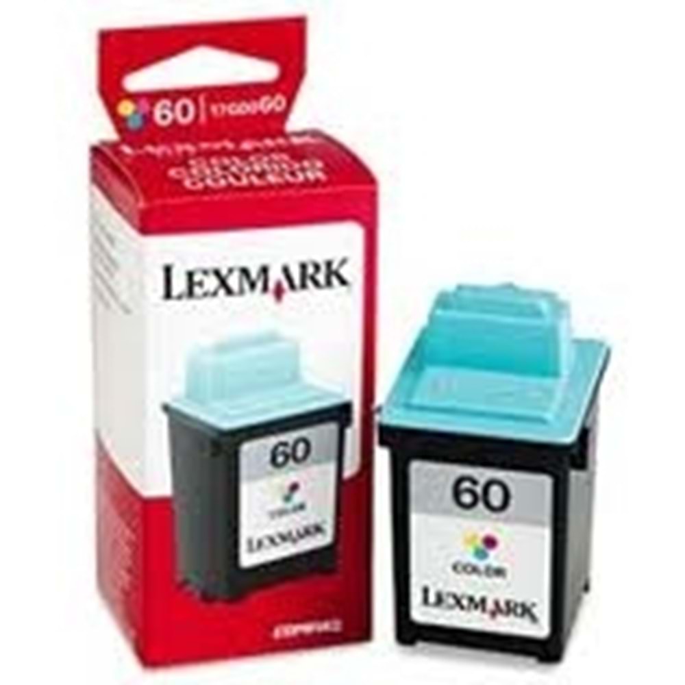 LEXMARK 17G0060 60 Z12/22/32 RENKLİ KARTUŞ ORJİNAL 225 SAYFA