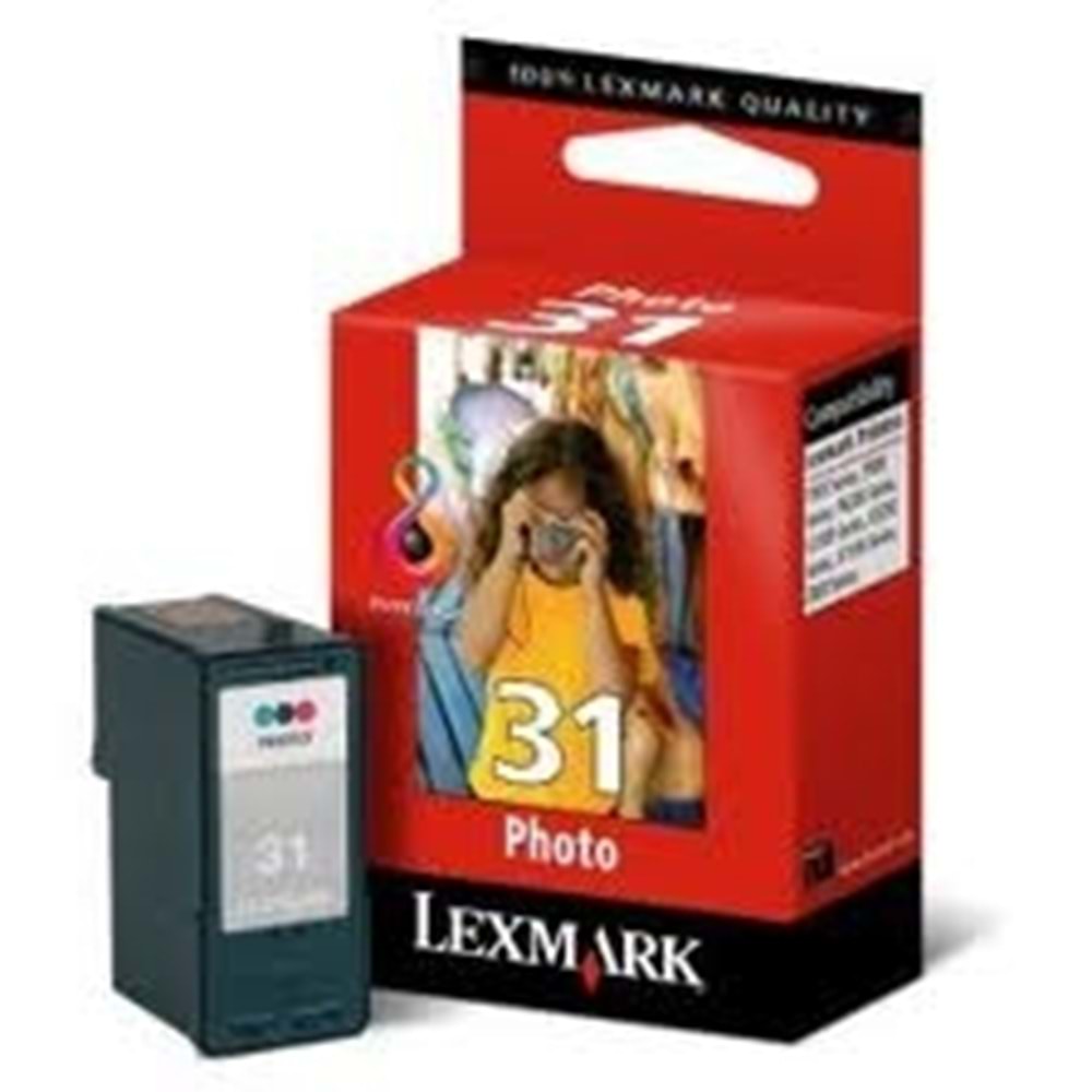 LEXMARK 18C0031E 31 X3350/P43330 SİYAH KARTUŞ ORJİNAL 135 SAYFA