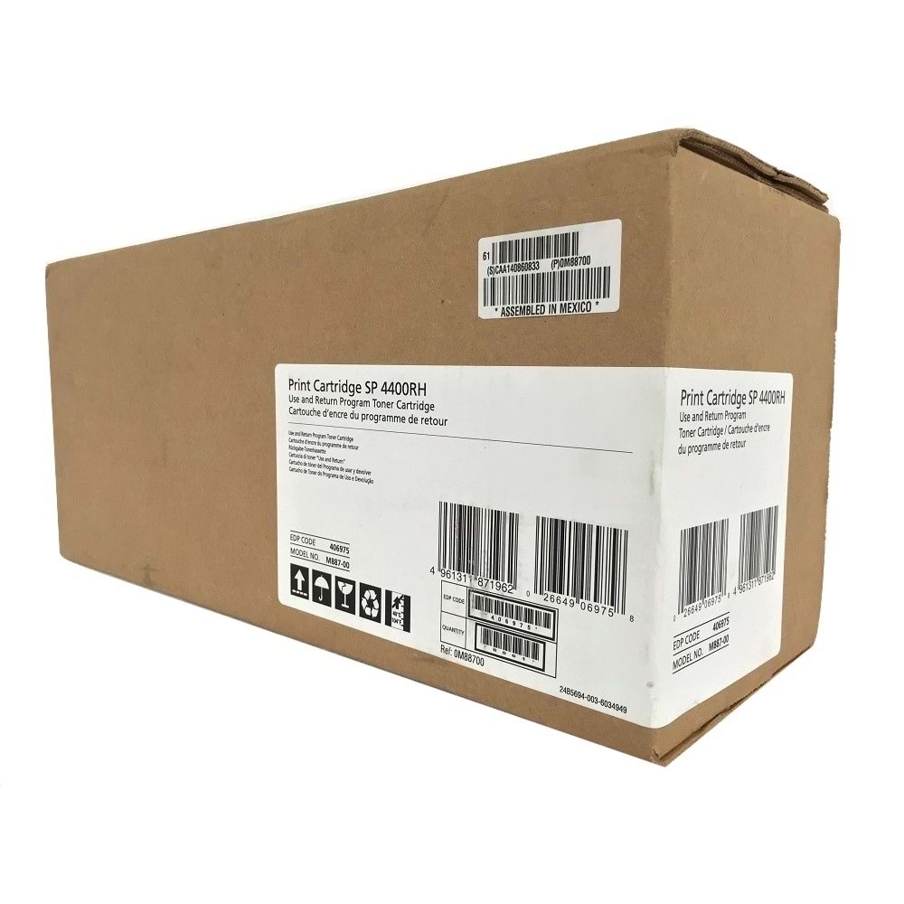 RICOH 406975 SP4400N SP4410N/4420N SİYAH TONER ORJİNAL 14.000 SAYFA