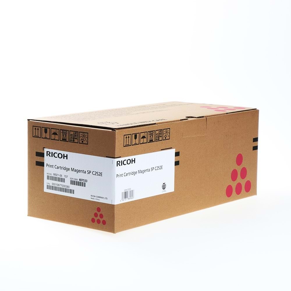 RICOH 407533 SP-C252E 252/262 KIRMIZI TONER ORJİNAL 4.000 SAYFA