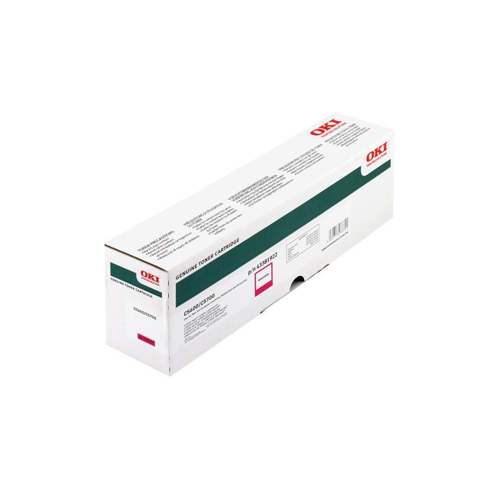 OKI 43381922 C-5600/5700 KIRMIZI TONER ORJİNAL 2.000 SAYFA