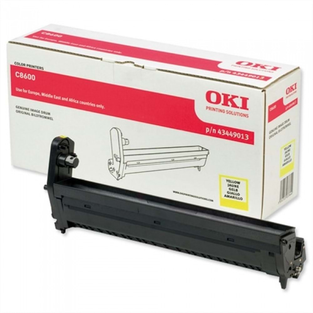 OKI 43449013 C-8600/8800 SARI DRUM ÜNİTESİ ORJİNAL 20.000 SAYFA
