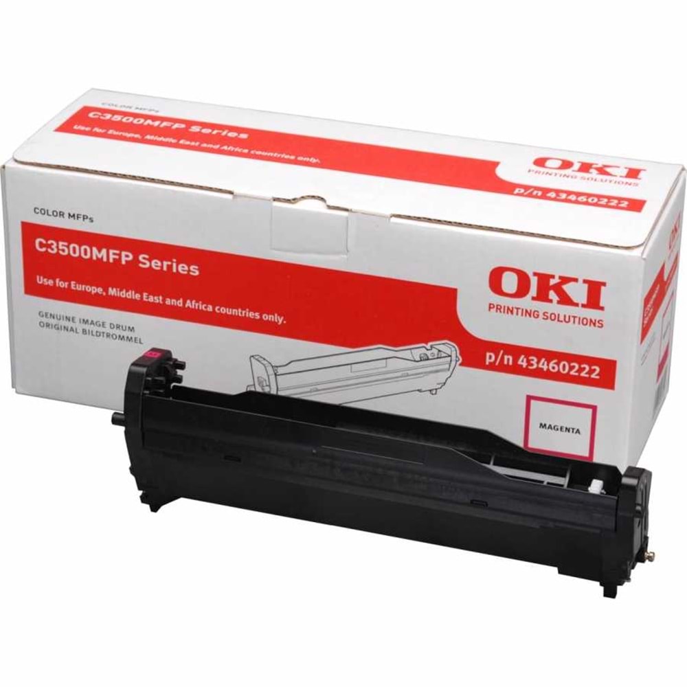 OKI 43460222 C-3500/3520/3530/MC350/360 KIRMIZI DRUM ORJİNAL 15K