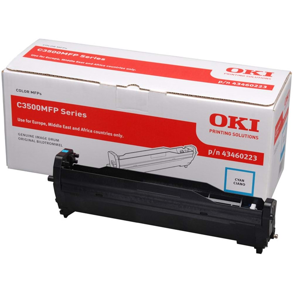 OKI 43460223 C-3500/3520/3530/MC350/360 MAVİ DRUM ORJİNAL 15K SYF