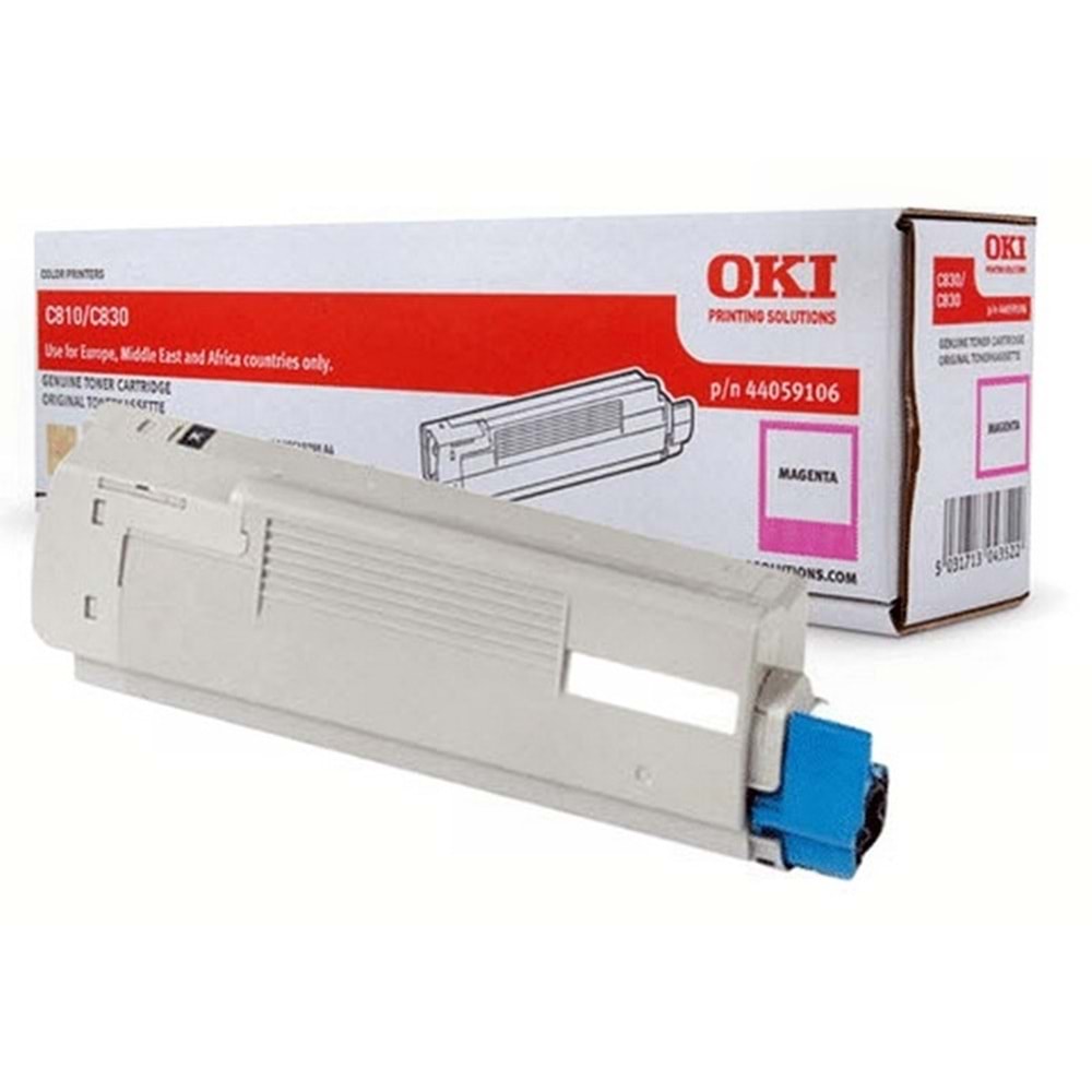 OKI 44059118 C810/C830 KIRMIZI TONER ORJİNAL 8.000 SAYFA