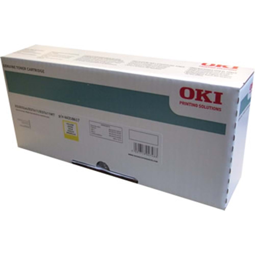 OKI 44318617 ES3032/ES7411/ES7411WT SARI ORJİNAL TONER 11K SAYFA