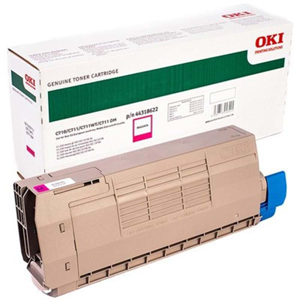 OKI 44318622 C710/711 KIRMIZI TONER ORJİNAL 11.500 SAYFA