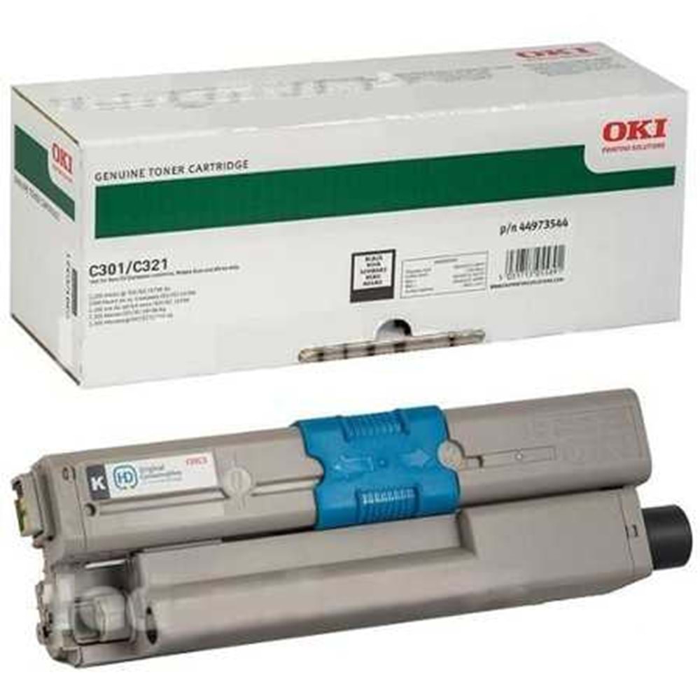OKI 44973544 C301/C321/MC342 SİYAH TONER ORJİNAL 1.500 SAYFA