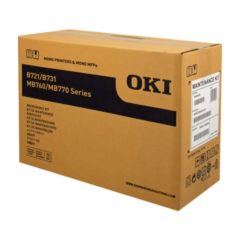 OKI 45435104 B721, B731, MB760, MB770 FUSER BAKIM KİTİ ORJİNAL 200.000 SAYFA