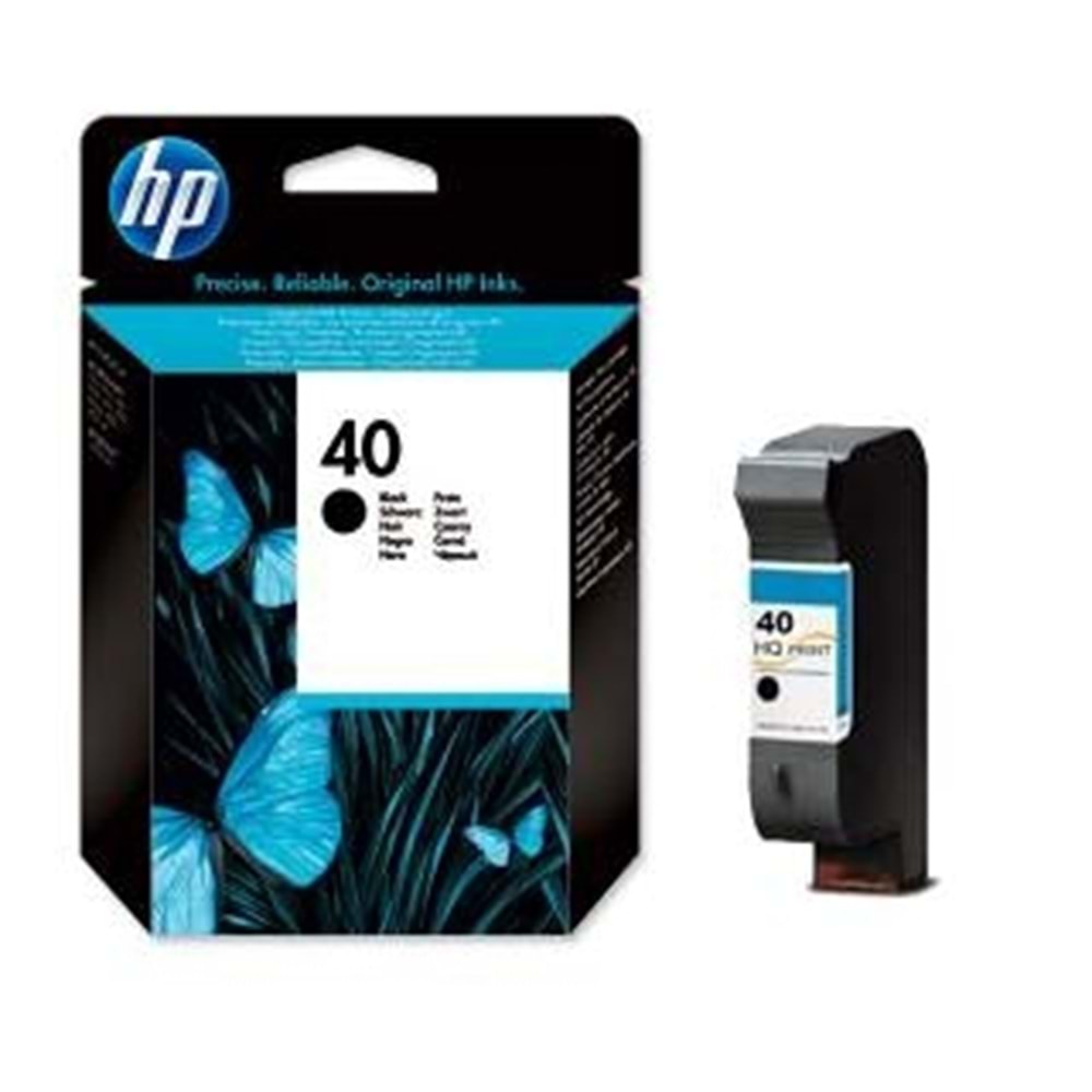 HP 51640 (40) DESKJET 1200C SİYAH KARTUŞ ORJİNAL 1.120 SAYFA
