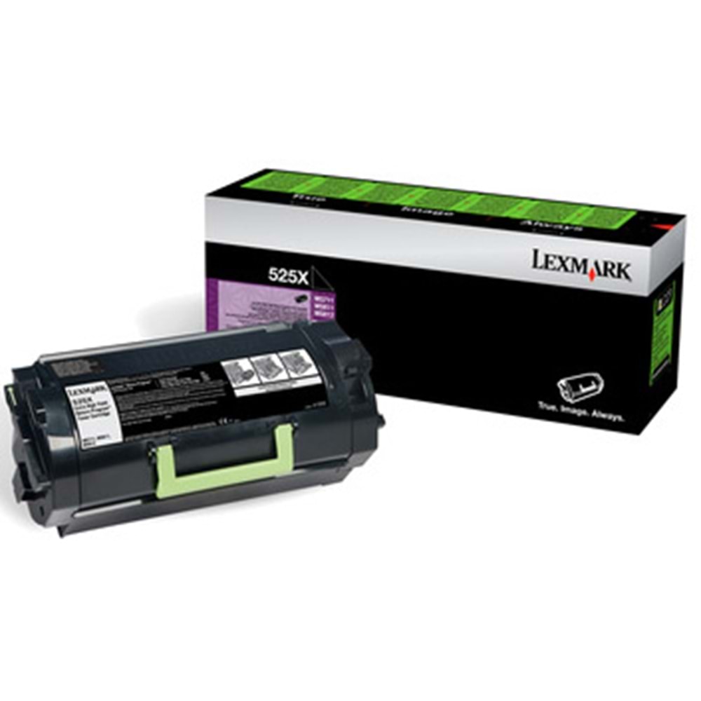 LEXMARK 52D5X00 MS811/MS812 SİYAH TONER ORJİNAL 45.000 SAYFA