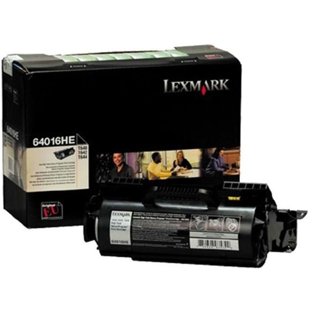 LEXMARK 64016HE T640/T642/T644 SİYAH TONER ORJİNAL 21000 SAYFA