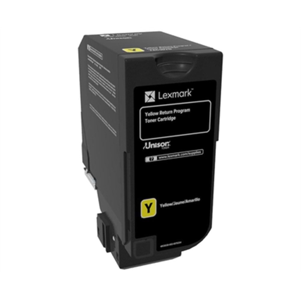 LEXMARK 74C50Y0 CX720/725/CX725 SARI TONER ORJİNAL 3.000 SAYFA