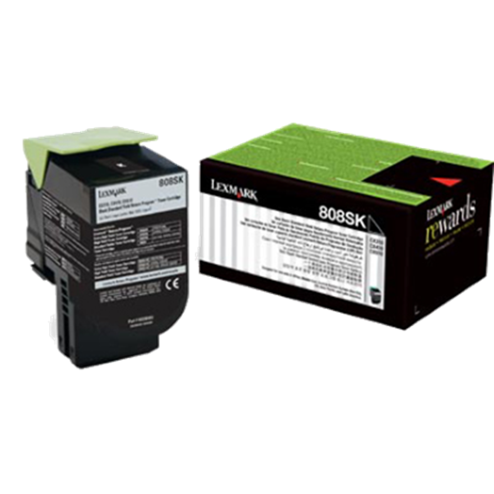 LEXMARK 80C8SK0 CX310/CX410/CX510 SİYAH TONER ORJİNAL 2.500 SAYFA
