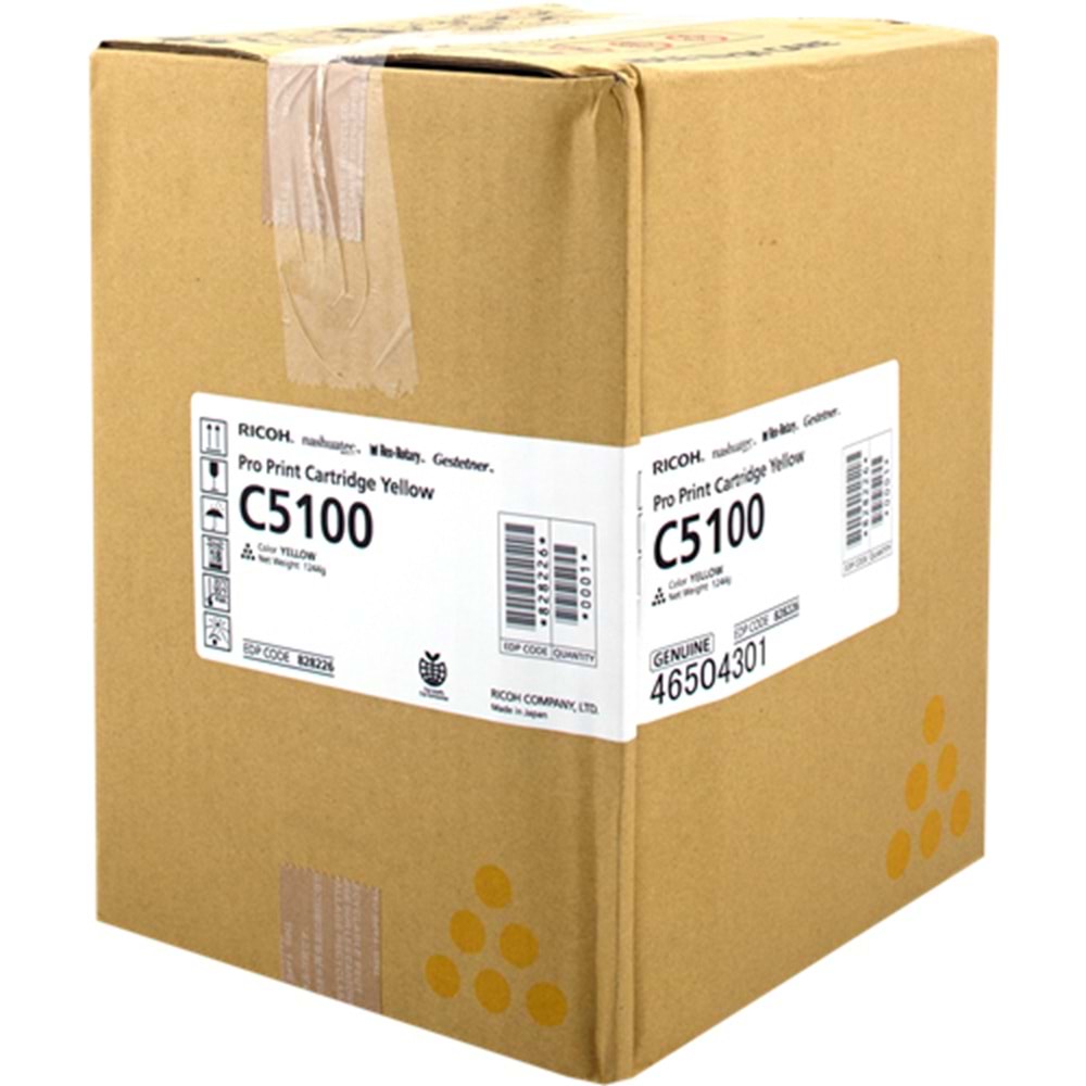 RICOH PRO C5100/5110 SARI TONER ORJİNAL 30.000 SAYFA 828403