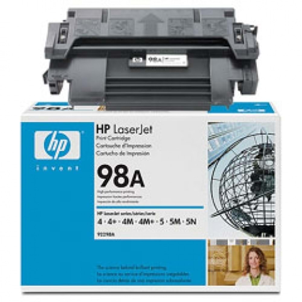 HP 92298A 98A 4M/4 PLUS/5/5M/5SE/5N LASER TONER ORJİNAL 6.800 SYF