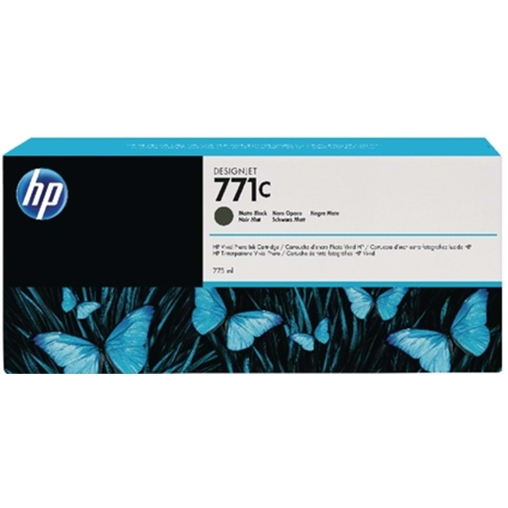 HP B6Y07A (771C) Z6200/6600/6800 MAT SIYAH 775 ML KARTUŞ ORJİNAL