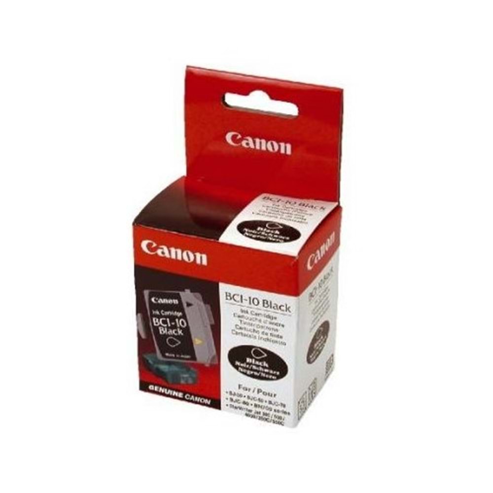 CANON BCI-10 BJC-50/55/70/80/85 SİYAH KARTUŞ ORJİNAL 1.000 SAYFA