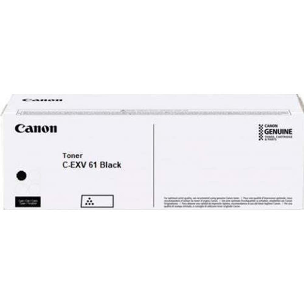 Canon C-EXV61 (4766C002) Siyah Orjinal Toner - DX 6855i / DX 6860i / DX 6870i