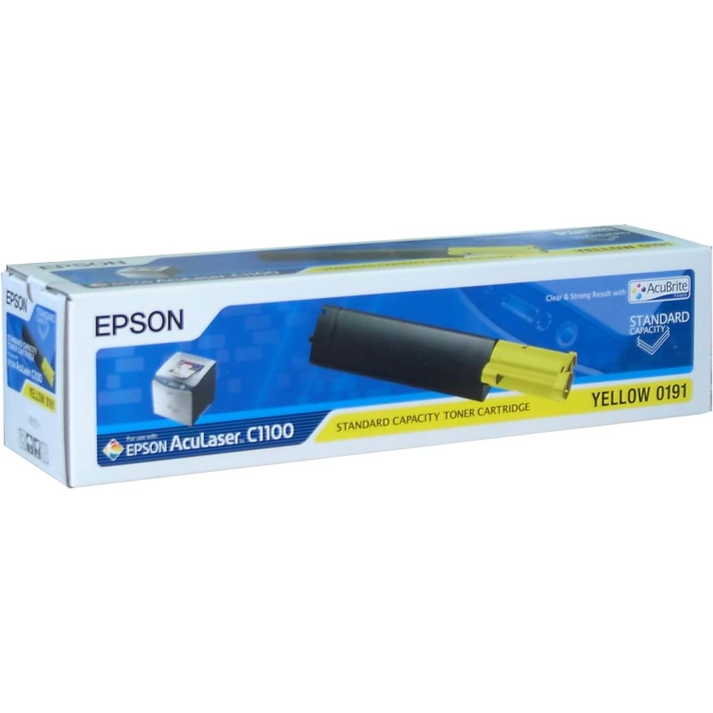 EPSON C13S050191 ACULASER C1100 SARI TONER ORJİNAL 1.500 SAYFA
