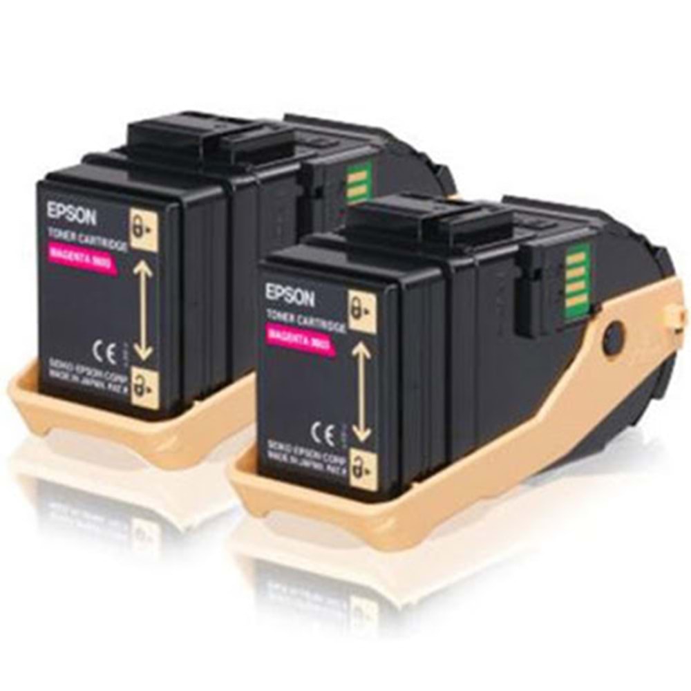 EPSON C13S050607 C9300 KIRMIZI TONER ORJİNAL 2Lİ PAKET 7.500 X 2 SAYFA