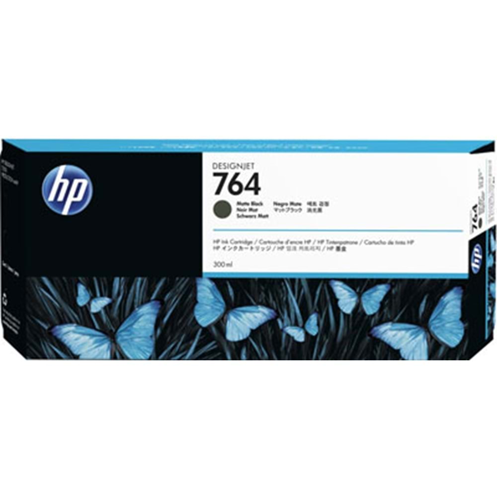 HP C1Q16A (764) T3500 MAT SİYAH KARTUŞ ORJİNAL 300 ML.