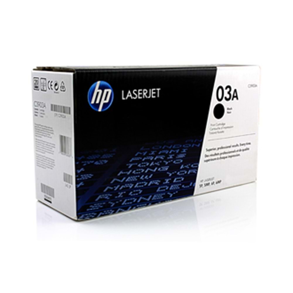 HP C3903A (03A) 5P/5MP/6P/6MP LASER TONER ORJİNAL 4.000 SAYFA