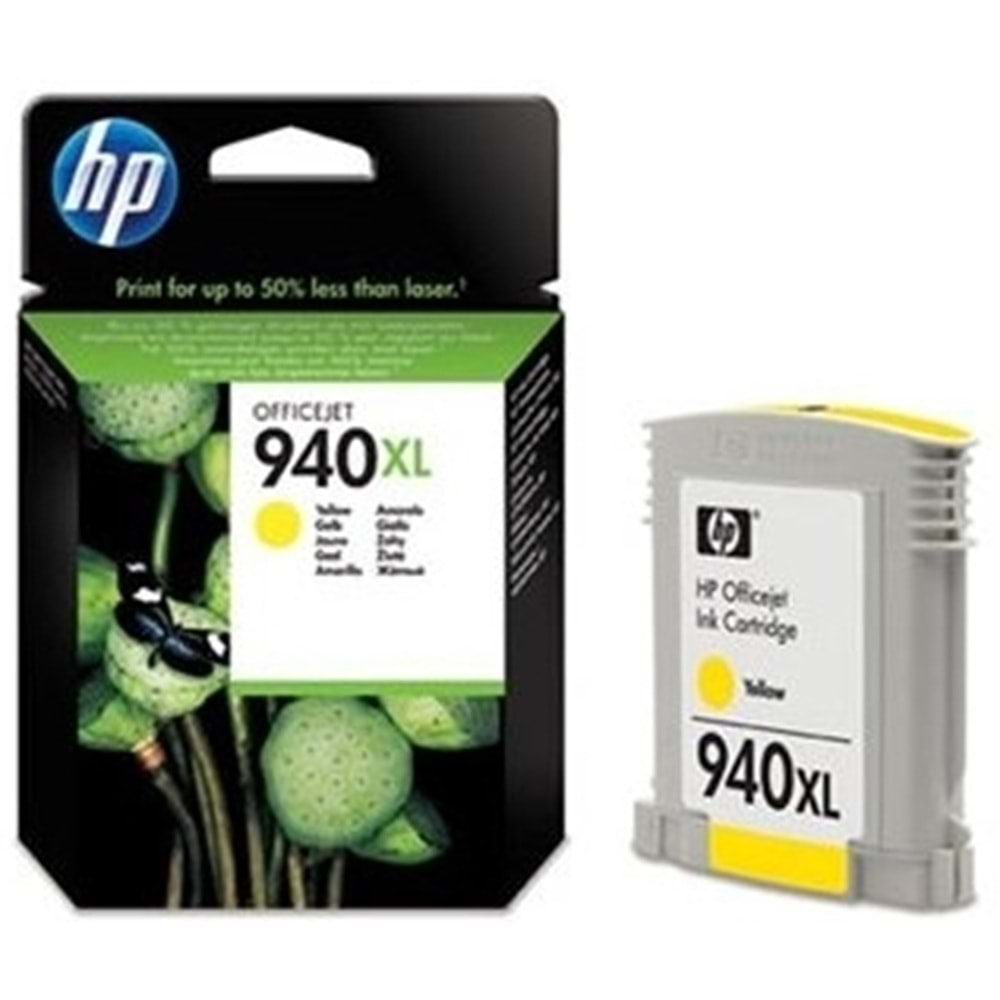 HP C4909AE (940XL) 8000/8500/8500A SARI KARTUŞ ORJİNAL 1.400 SYF