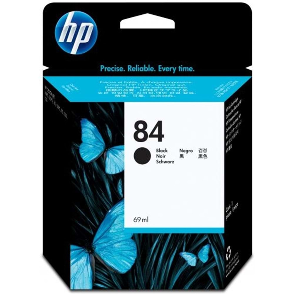 HP C5016A (84) 10/20/30/50/90/120/130 SİYAH KARTUŞ ORJİNAL 69 ML.