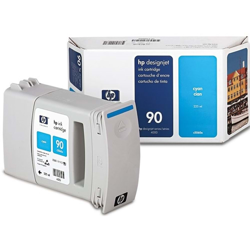 HP C5060A (90) 4000/4020/4500/4520 MAVİ KARTUŞ ORJİNAL 225 ML