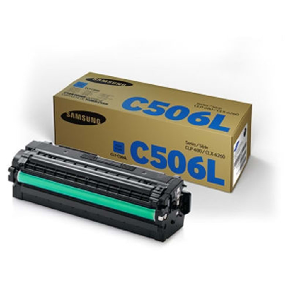 SAMSUNG CLT-C506L CLX-6260/CLP-680 MAVİ TONER ORJİNAL 6.000 SAYFA SU040A