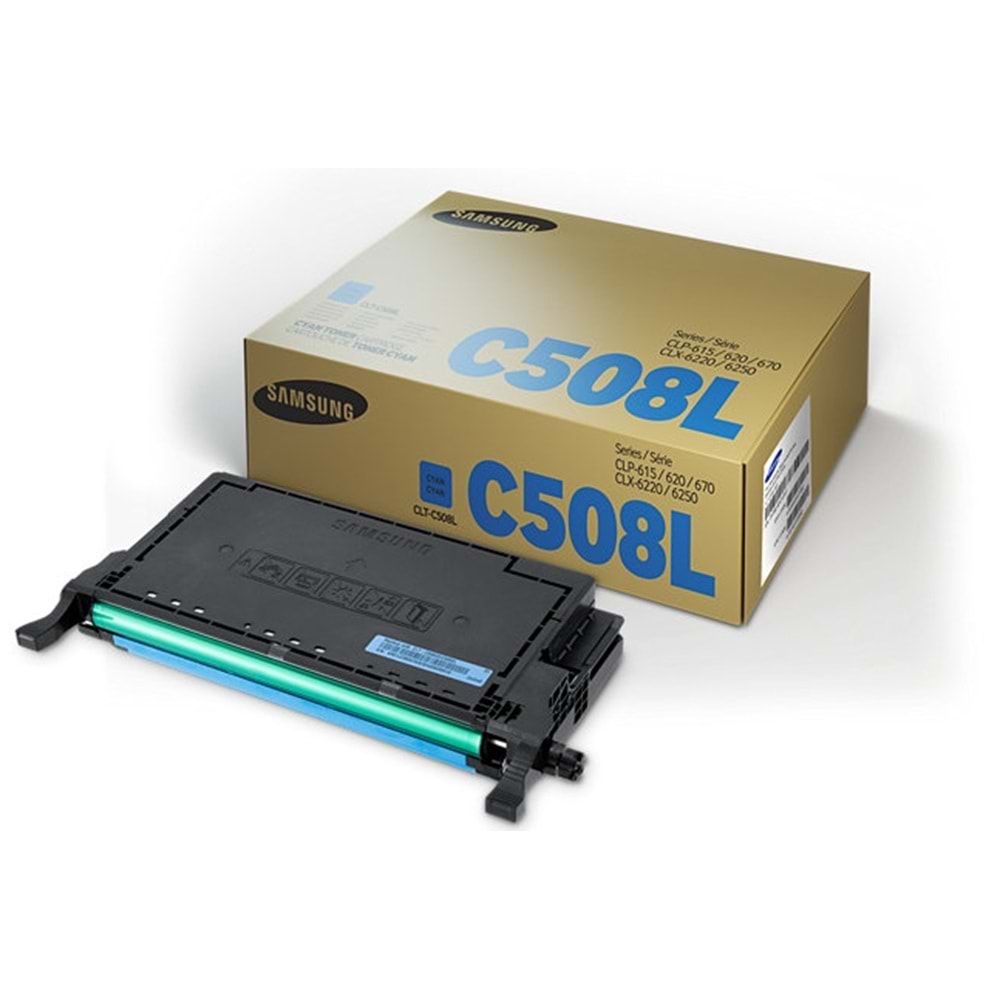 SAMSUNG C508L CLP-620ND/670N/CLX6220/6250 MAVİ TONER ORJİNAL 4K