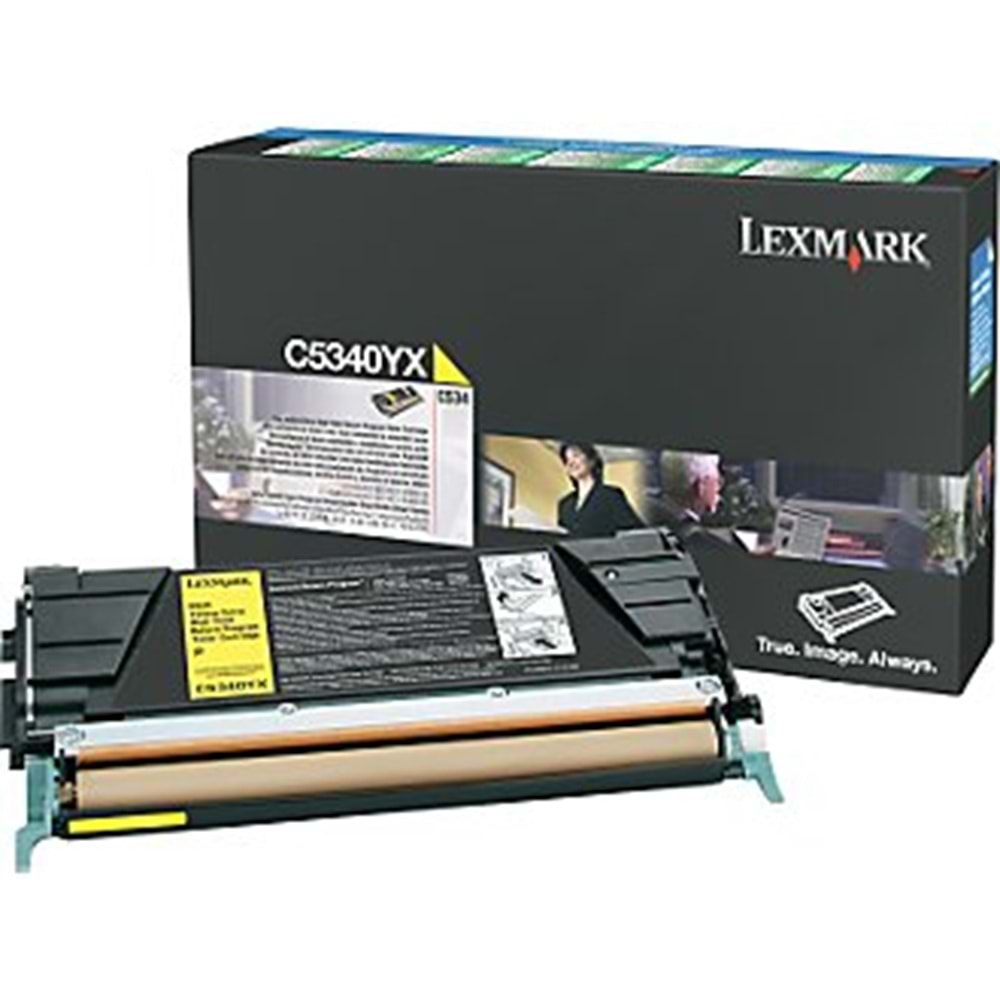 LEXMARK C5340YX C534 SARI TONER ORJİANL 7000 SAYFA