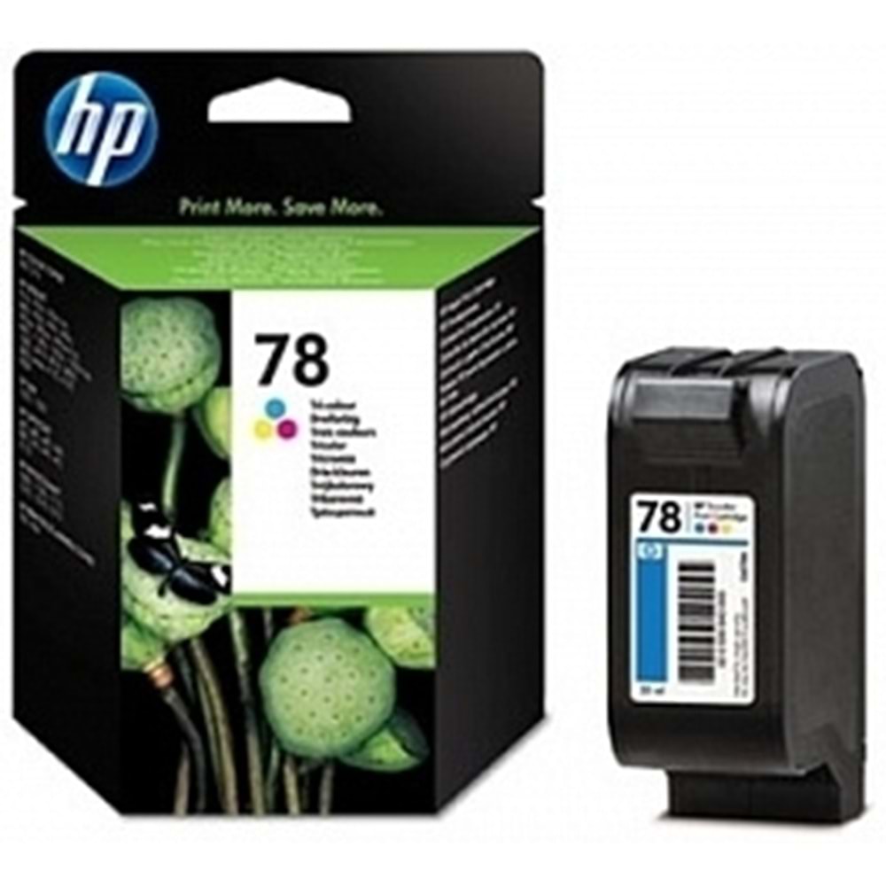 HP C6578A (78XL) YÜKSEK KAPASİTE 3 RENKLİ KARTUŞ ORJİNAL 1.200 SAYFA