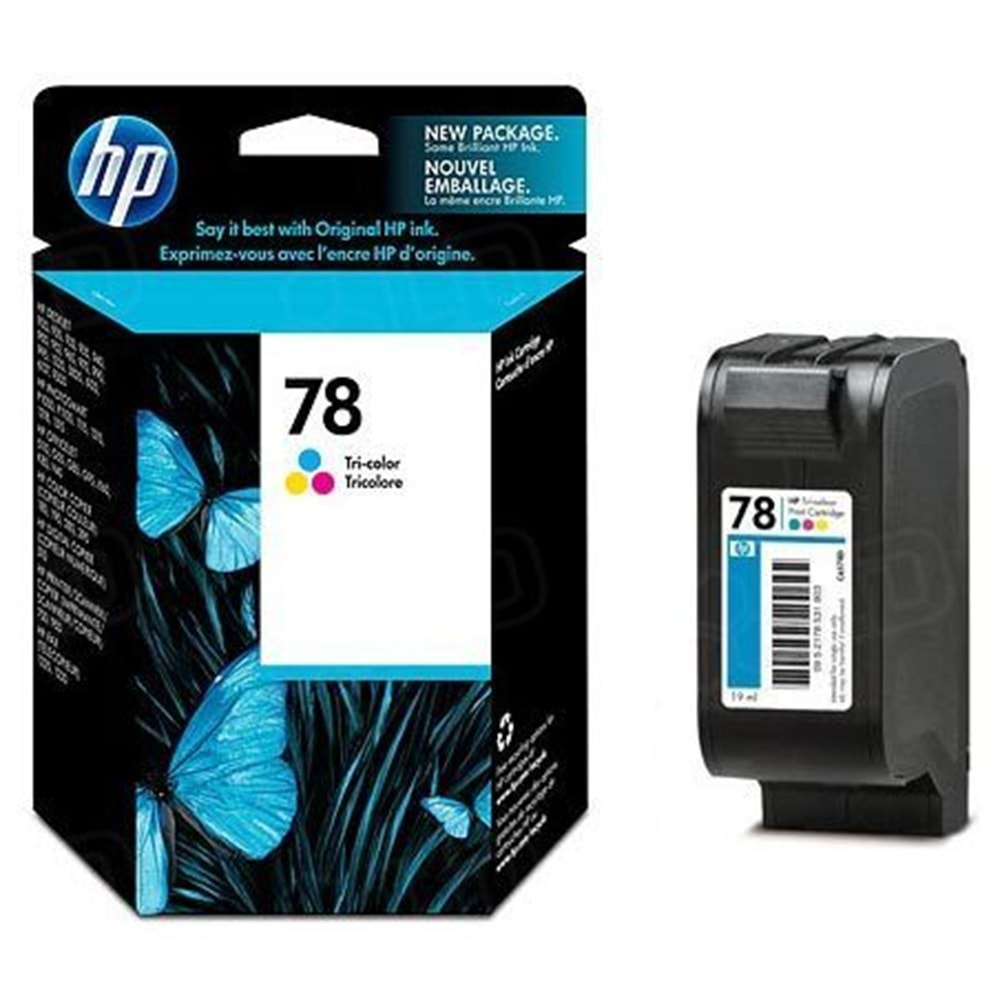 HP C6578D (78) 1100/1280/959/980 3 RENKLİ KARTUŞ ORJİNAL 560 SAYFA