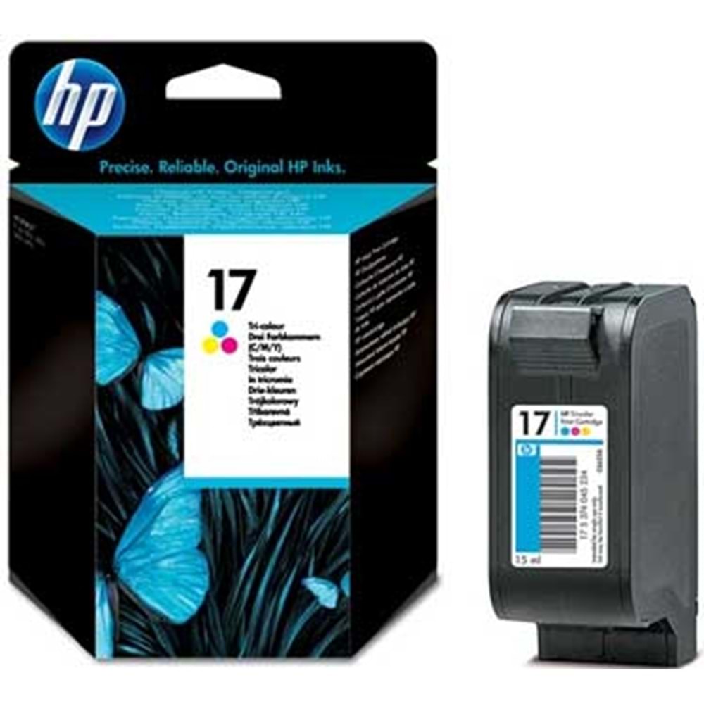 HP C6625A (17) 825/840/842/843/845 RENKLİ KARTUŞ ORJİNAL 480 SAYFA