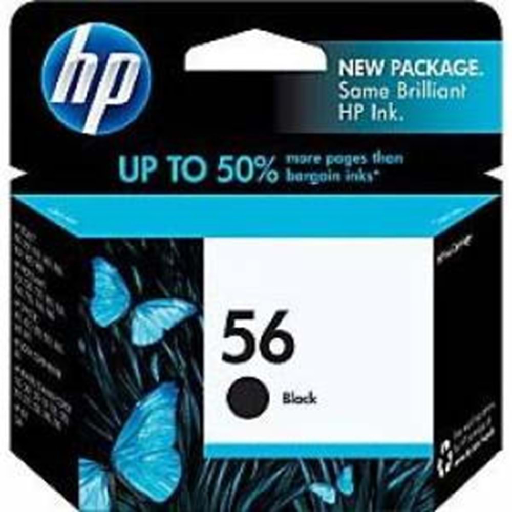 HP C6656A (56) 5150/5550/4212/4255/5610 SİYAH KARTUŞ ORJİNAL520SY