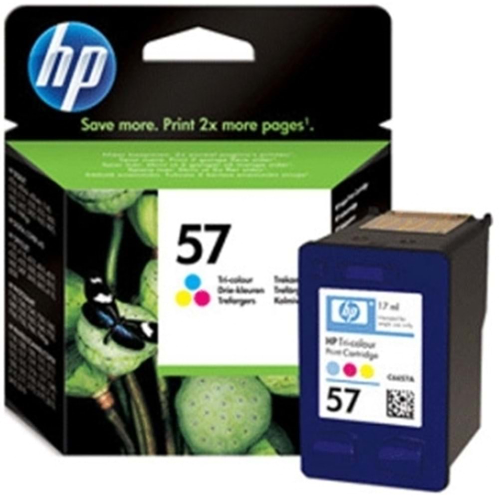 HP C6657A (57) F4180/5150/5550/4212 RENKLİ KARTUŞ ORJİNAL 500 SAYFA