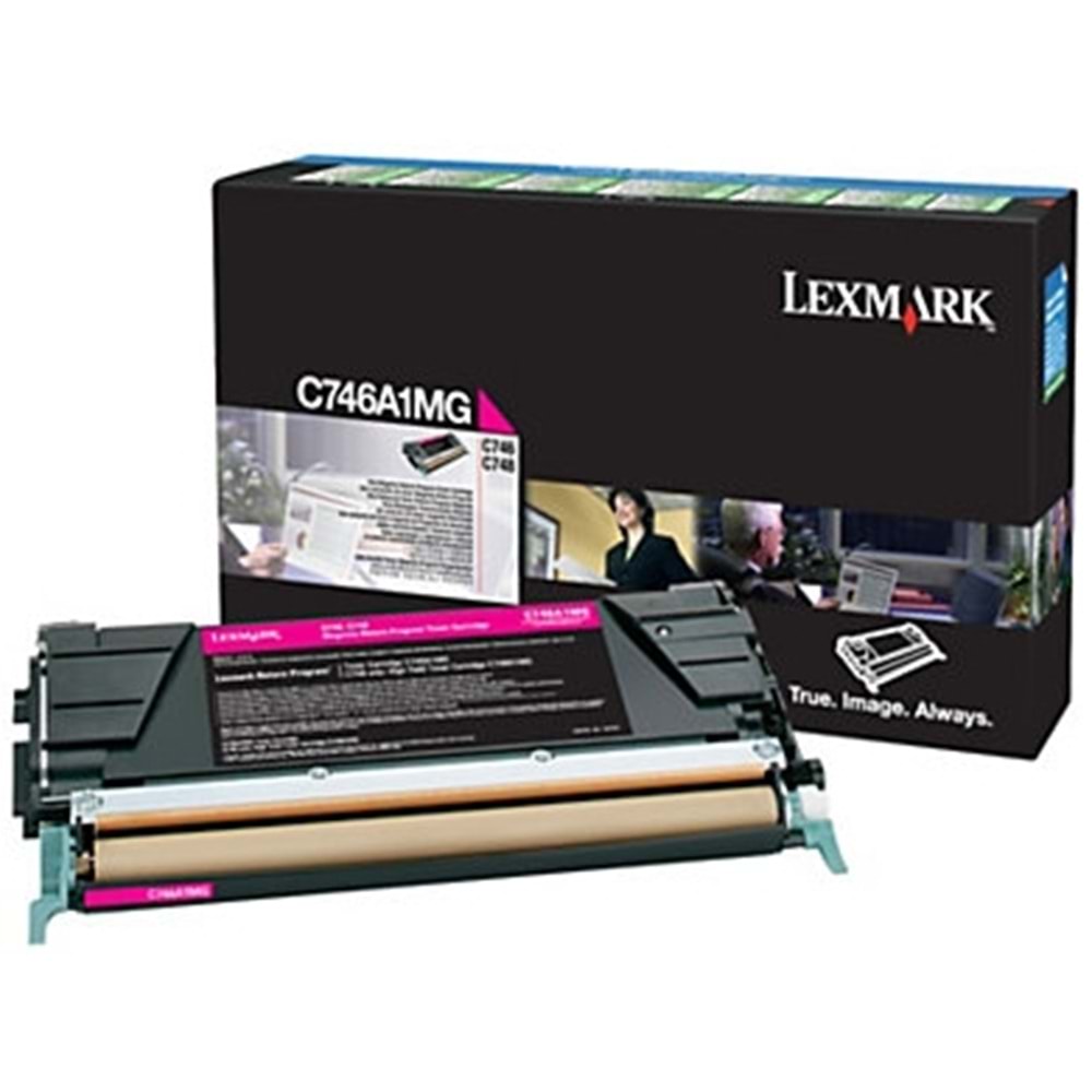 LEXMARK C746A1MG C746/C748 KIRMIZI TONER ORJİNAL 7.000 SAYFA