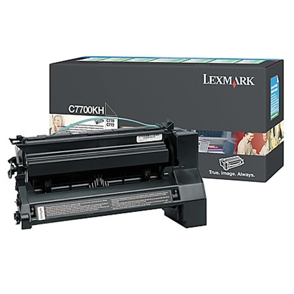 LEXMARK C7700KH C770/772/X772 SİYAH TONER ORJİNAL 10.000 SAYFA