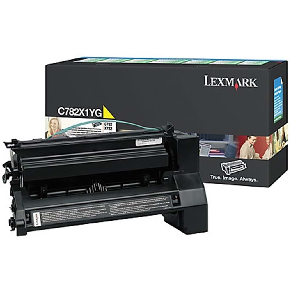 LEXMARK C780X1YG C782/X782 SARI TONER ORJİNAL 15.000 SAYFA