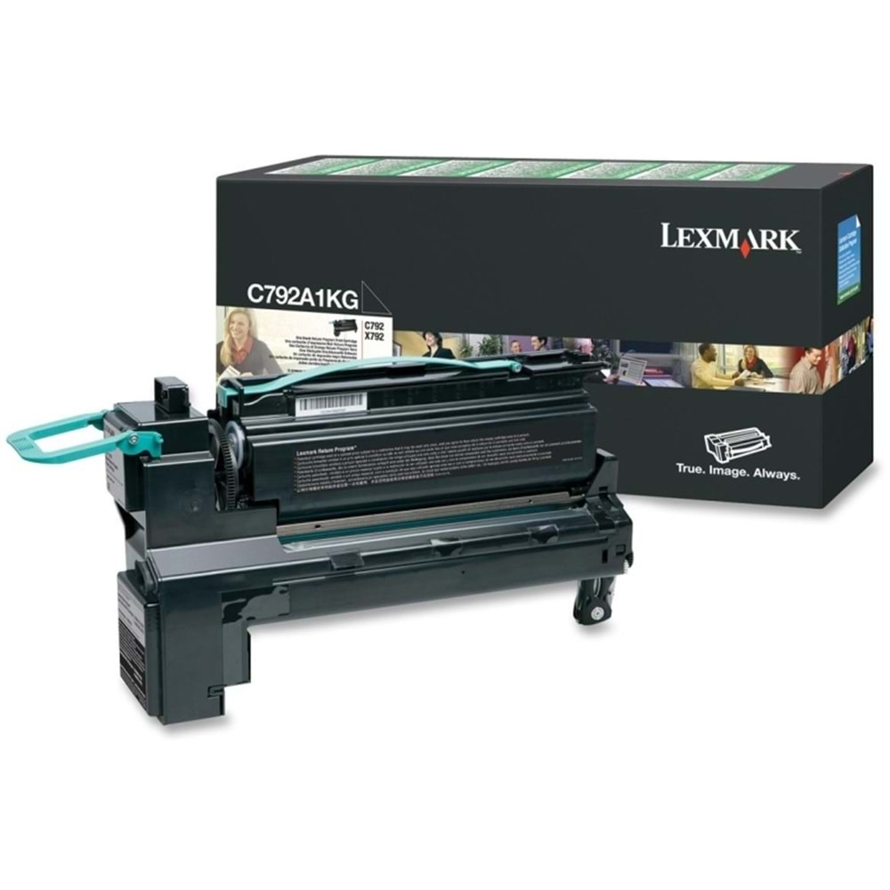 LEXMARK C792A1KG C792/X792 SİYAH TONER ORJİNAL 6.000 SAYFA