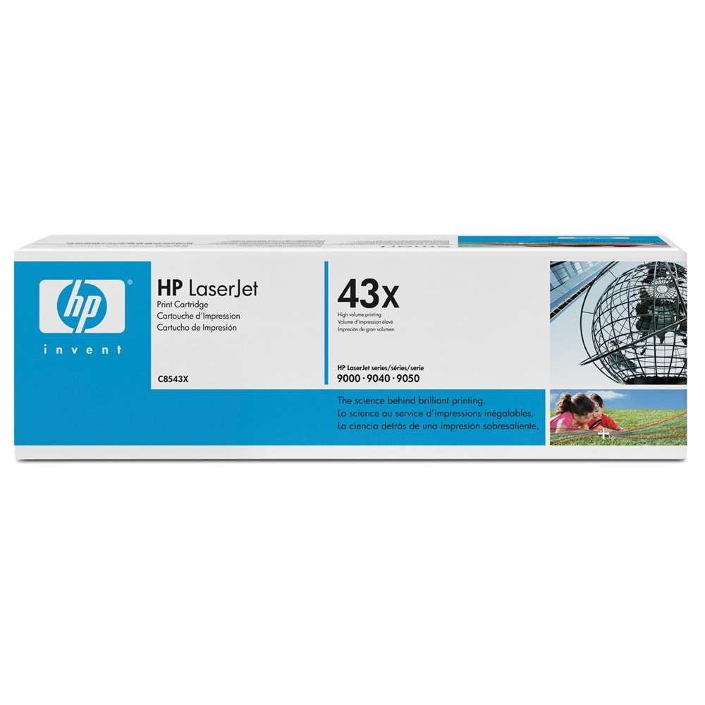 HP C8543X (43X) 9000/9040/9050/M9059 SİYAH TONER ORJİNAL 30 K SYF